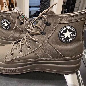 Size 13 - Converse Chuck Taylor All Star Equip Waterproof High Truffle BOOTS NEW